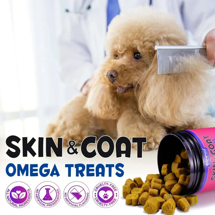 Dogs Shedding Skin Allergy Itch Relief Hot Spots Treatment Joint Health Supplement Chicken Flavor