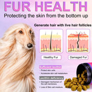 Dogs Shedding Skin Allergy Itch Relief Hot Spots Treatment Joint Health Supplement Chicken Flavor