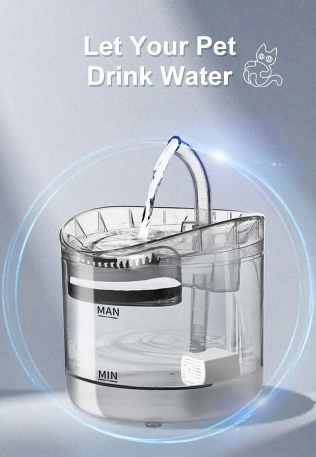 Smart Pet Water Fountain: Automatic Sensor Drinker for Cats & Dogs!