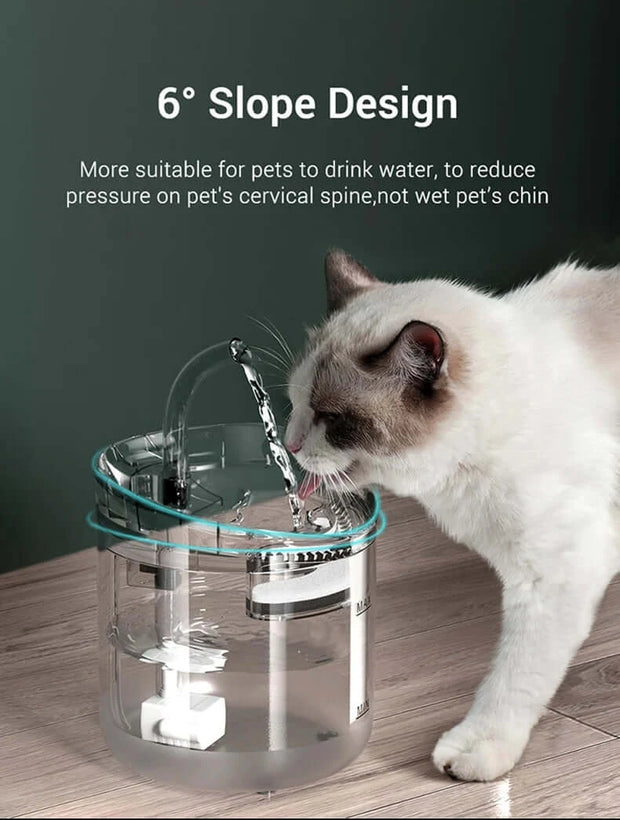 Smart Pet Water Fountain: Automatic Sensor Drinker for Cats & Dogs!