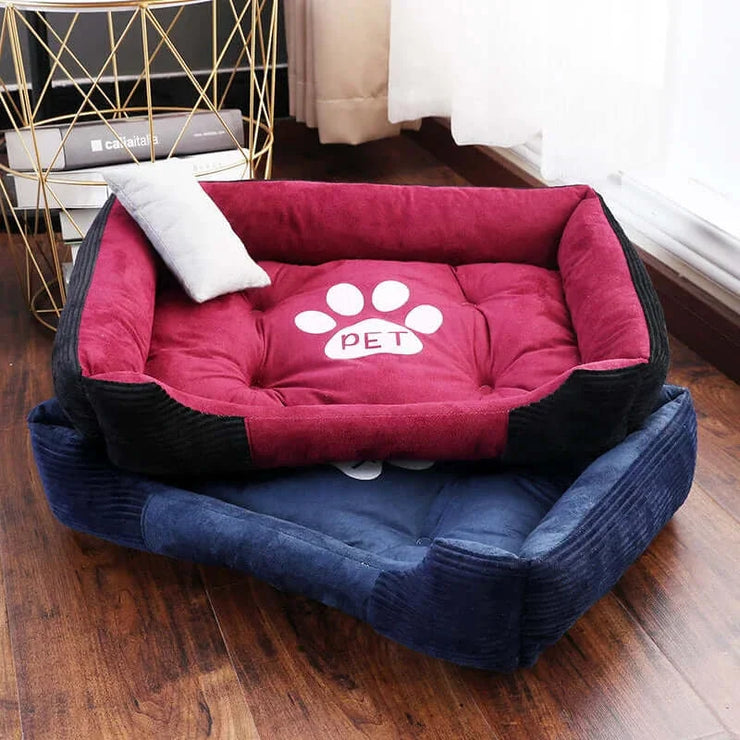 Warm Bone Pet Dogs Bed Washable House Cat Puppy Cotton Kennel Mat Soft Nest Dog Baskets Pet Products