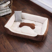 Warm Bone Pet Dogs Bed Washable House Cat Puppy Cotton Kennel Mat Soft Nest Dog Baskets Pet Products