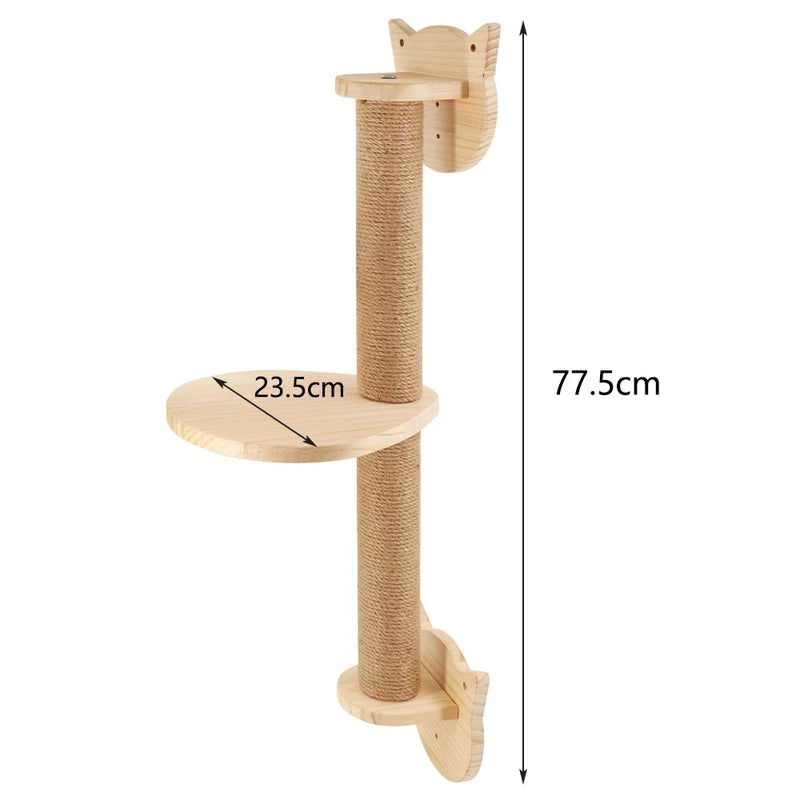 Load image into Gallery viewer, Premium Wall-Mounted Cat Climbing Shelves Set
