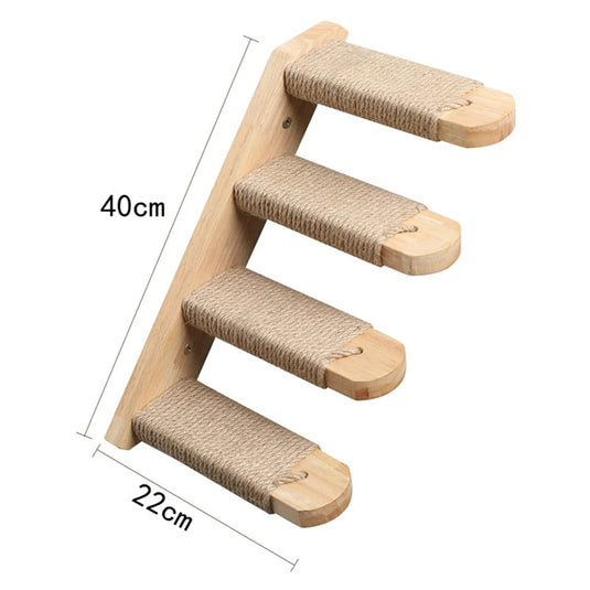 Premium Wall-Mounted Cat Climbing Shelves Set