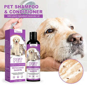 Pet Hair Softening Shampoo Pet Shower Gel Removing Mites