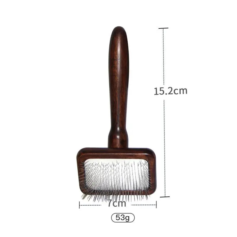 Load image into Gallery viewer, Sustainable Wood &amp; Stainless Steel Pet Grooming Set
