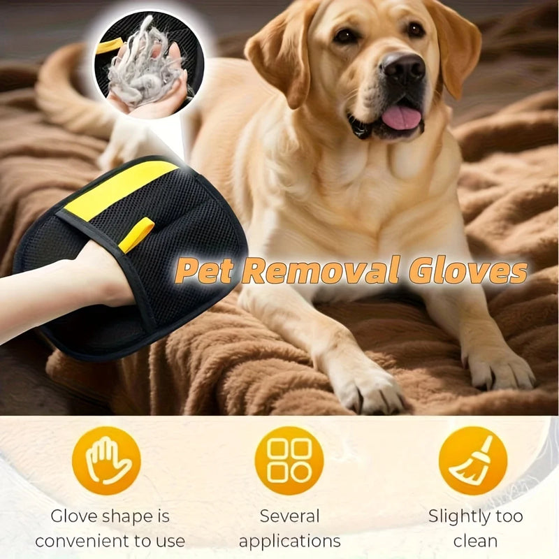 Load image into Gallery viewer, Pet Hair Removal Gloves Brush Brushes Tool Remover Cat Dog Grooming Cleaning Removing Collection Sofa Carpet Clothes House Home
