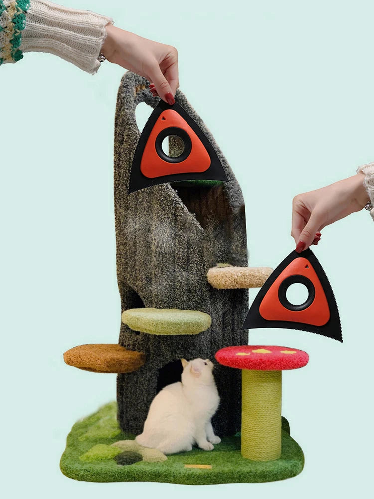 Load image into Gallery viewer, Pet hair remover, cat and dog bed hair remover brush, household carpet and sofa triangular hair adhesive
