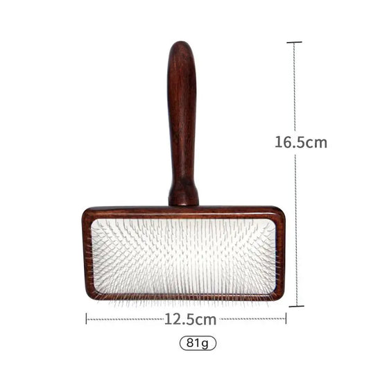 Sustainable Wood & Stainless Steel Pet Grooming Set