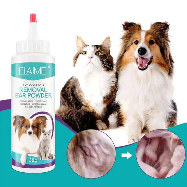 Ear Powder Pet Ear Cleaner Pet Ear Hair Removing Powder Healthy Care Anti-ticks Cleaning Supplies Dog Products