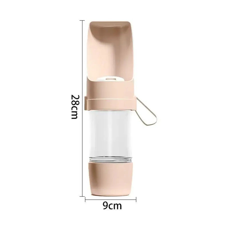 Load image into Gallery viewer, Portable Dog Cat Water Bottle with Storage Food and Water Container for Puppy Pets Dogs Feeder Bowl Outdoor Travel Pet Supplies
