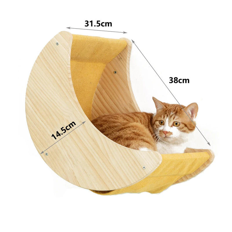Load image into Gallery viewer, Premium Wall-Mounted Cat Climbing Shelves Set
