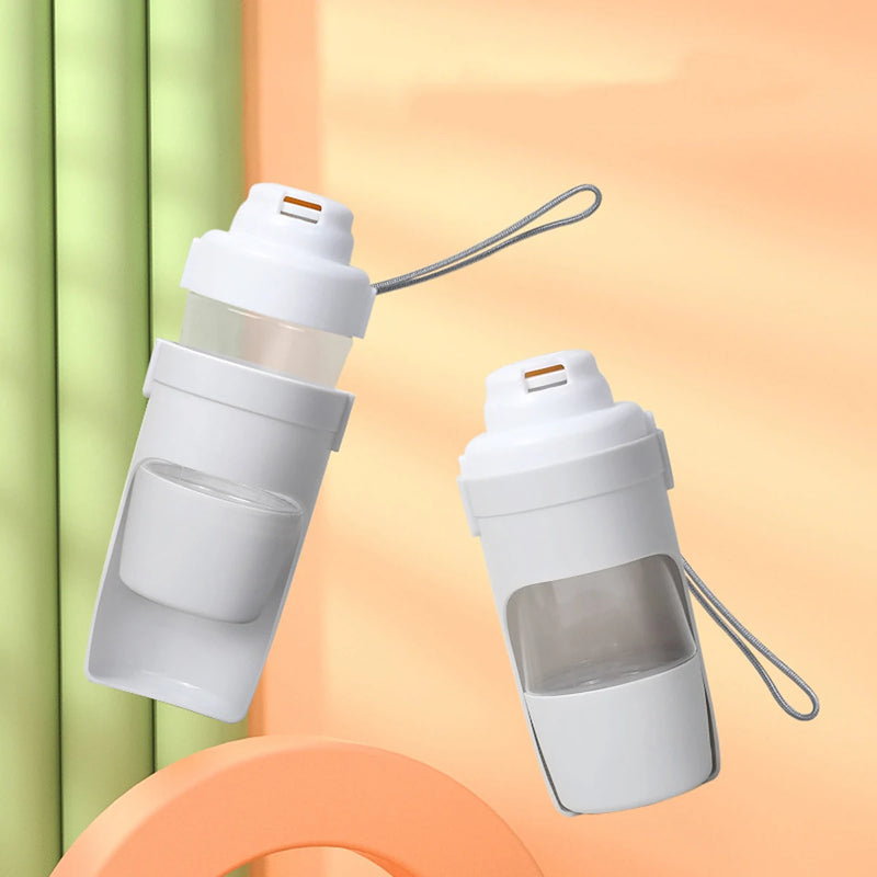 Load image into Gallery viewer, Portable Dog Cat Water Bottle with Storage Food and Water Container for Puppy Pets Dogs Feeder Bowl Outdoor Travel Pet Supplies
