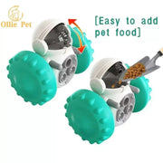 Dog Treat Toy Interactive Tumbler Robot Slow Food Feeder Puppy Cat Snack Treat Dispenser Dog Supplies