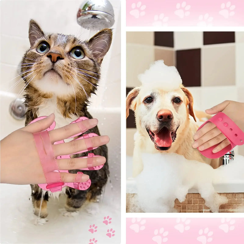 Load image into Gallery viewer, Wood &amp; Stainless Steel Pet Grooming Kit
