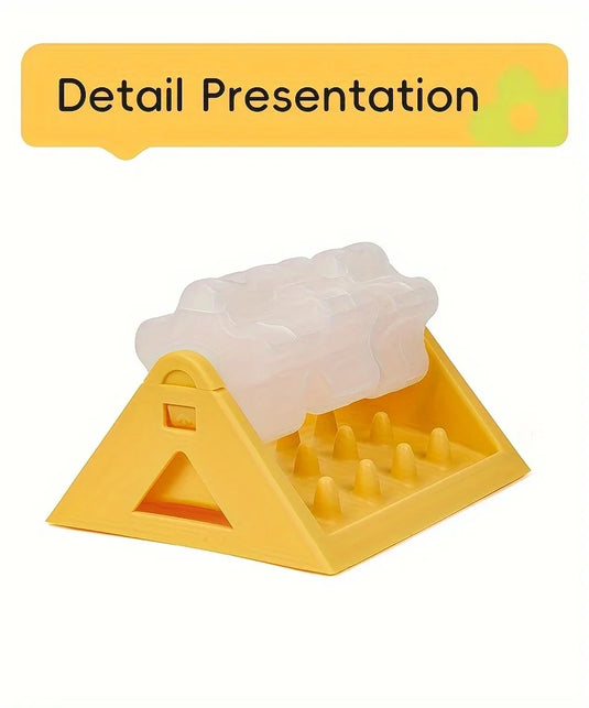 Interactive Dog Food Dispenser Toy - Puzzle Feeder with Leak-Proof Design Slow-Feeding Design & Durable PP Material for Dogs