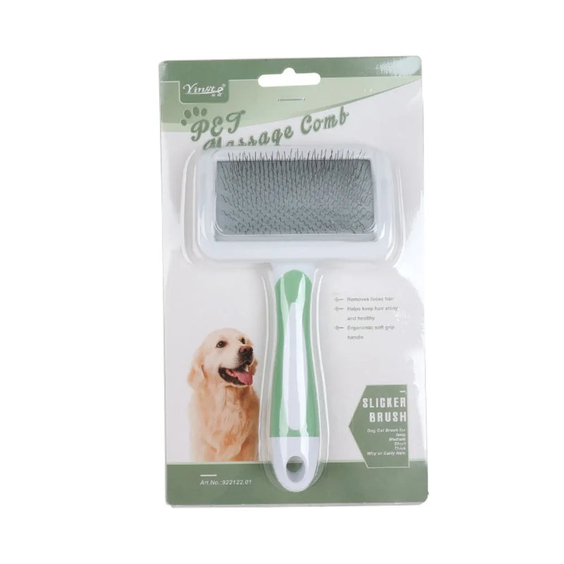 Load image into Gallery viewer, Pet Hair Shedding Comb Dog Cat Brush Grooming Long Hair Indoor Hair Remover Cleaning Beauty Slicker Pet Supplies
