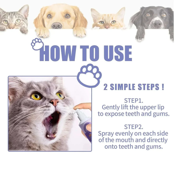 pet dental spray