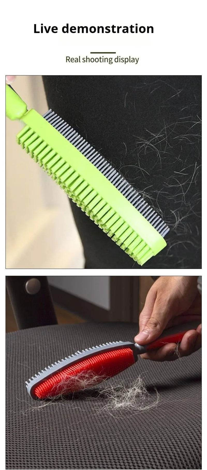 Load image into Gallery viewer, Pet Hair Remover Brush: Gentle Grooming Tool with Massage Effect for Dogs &amp; Cats, Easy Clean Lint Brush for Clothes &amp; Upholstery
