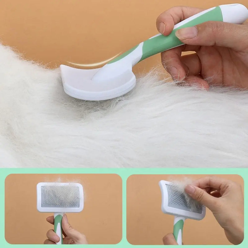 Load image into Gallery viewer, Pet Hair Shedding Comb Dog Cat Brush Grooming Long Hair Indoor Hair Remover Cleaning Beauty Slicker Pet Supplies
