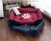 Warm Bone Pet Dogs Bed Washable House Cat Puppy Cotton Kennel Mat Soft Nest Dog Baskets Pet Products