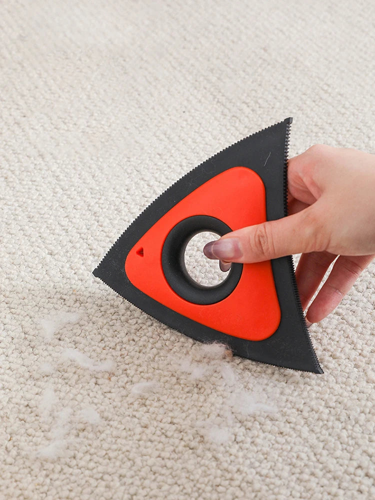 Load image into Gallery viewer, Pet hair remover, cat and dog bed hair remover brush, household carpet and sofa triangular hair adhesive
