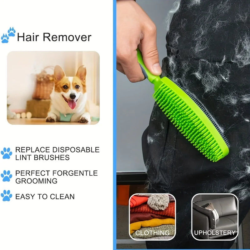 Load image into Gallery viewer, Pet Hair Remover Brush: Gentle Grooming Tool with Massage Effect for Dogs &amp; Cats, Easy Clean Lint Brush for Clothes &amp; Upholstery
