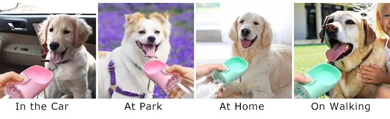 Load image into Gallery viewer, Portable Dog Water Bottle For Small Large Dogs Cat Outdoor Leakproof Walking Drinking Bowls Chihuahua French Bulldog Supplies
