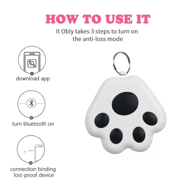 Paw-Fection GPS Tracker Waterproof Anti-Lost and Locator for Pets