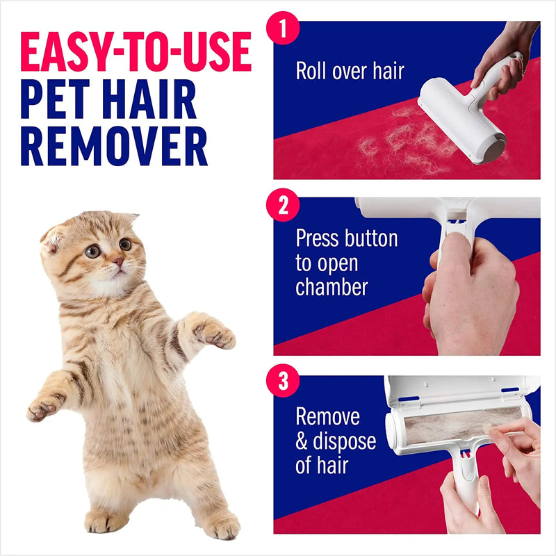 Load image into Gallery viewer, Pet Hair Remover Roller - Dog &amp; Cat Fur Remover with Self-Cleaning Base - Efficient Animal Hair Removal Tool - Perfect for Furni
