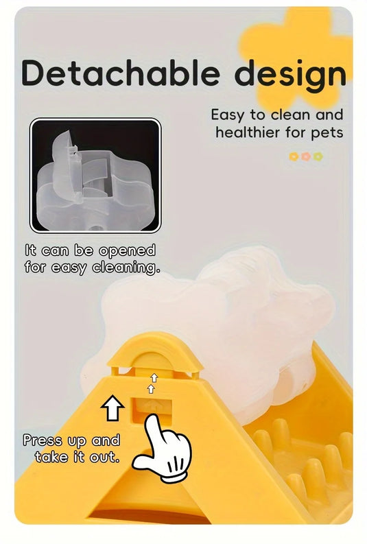 Interactive Dog Food Dispenser Toy - Puzzle Feeder with Leak-Proof Design, Slow-Feeding Design & Durable PP Material for Dogs