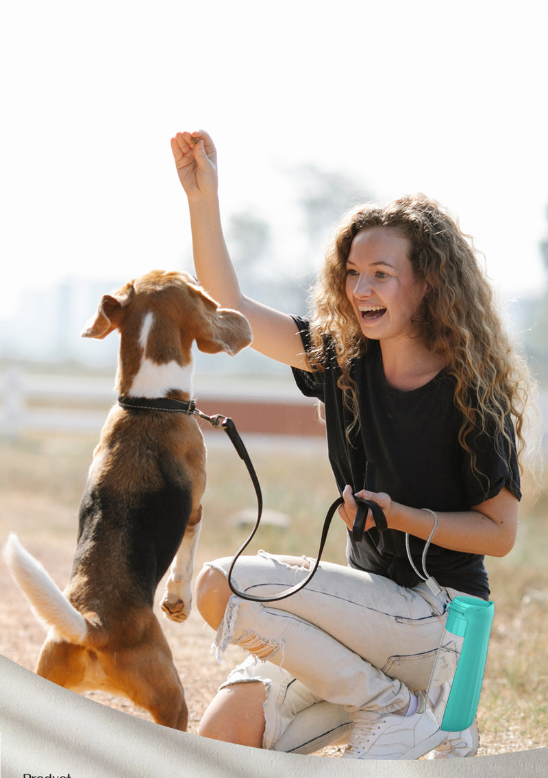 Load image into Gallery viewer, Portable Dog Water Bottle Dispenser For Small Large Dogs Foldable Puppy Outdoor Hiking Drinking Bowl French Bulldog Pet Supplies
