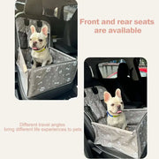 Foldable Dog Car Seat Cover & Hammock – Travel Carrier for Pets