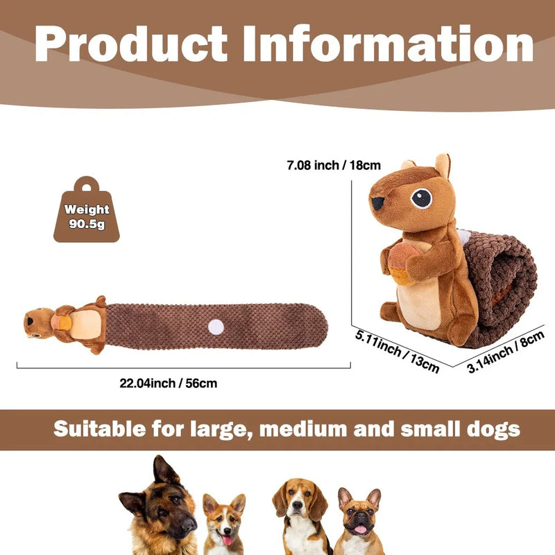 Load image into Gallery viewer, New Arrive Interactive Treat Dispenser Dog Toys Durable Squirrels Squeaky Snuffle Dog Puzzle Toy
