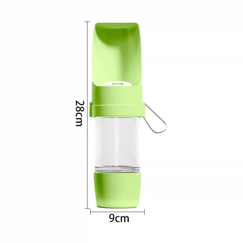 Load image into Gallery viewer, Portable Dog Cat Water Bottle with Storage Food and Water Container for Puppy Pets Dogs Feeder Bowl Outdoor Travel Pet Supplies
