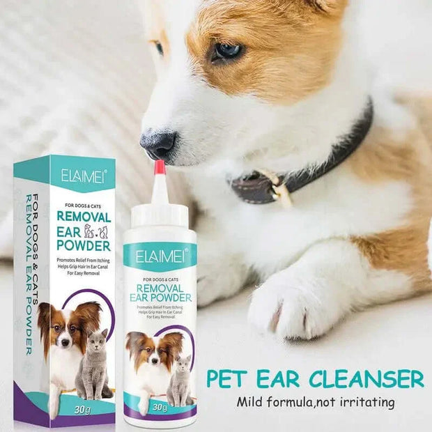 Ear Powder Pet Ear Cleaner Pet Ear Hair Removing Powder Healthy Care Anti-ticks Cleaning Supplies Dog Products