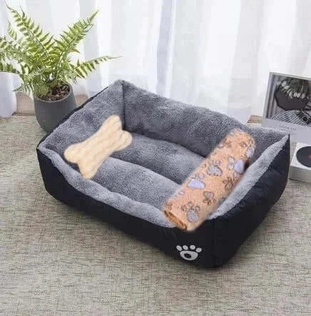 Warm Bone Pet Dogs Bed Washable House Cat Puppy Cotton Kennel Mat Soft Nest Dog Baskets Pet Products