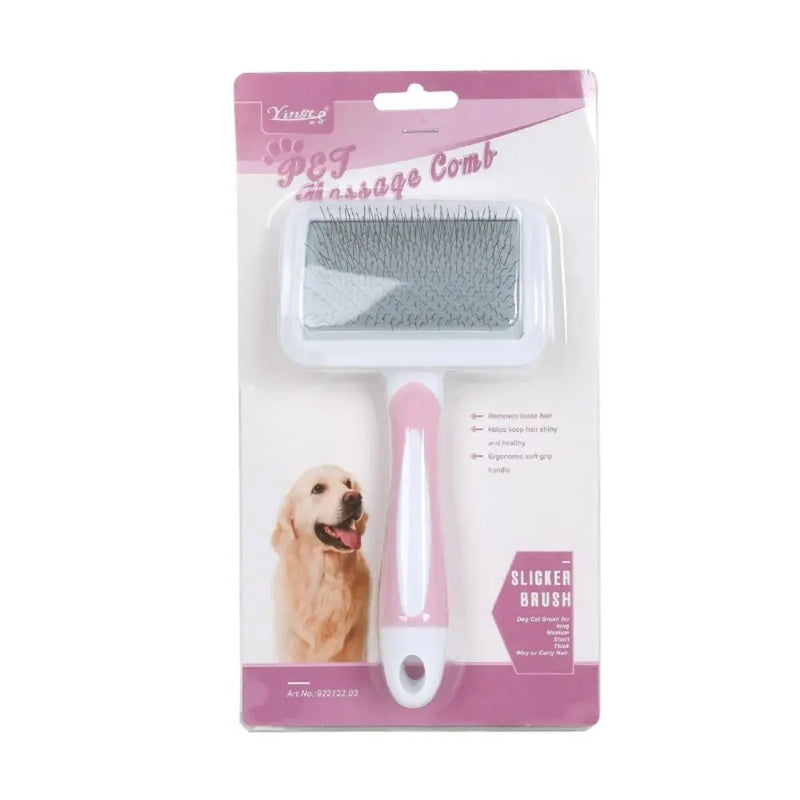 Load image into Gallery viewer, Pet Hair Shedding Comb Dog Cat Brush Grooming Long Hair Indoor Hair Remover Cleaning Beauty Slicker Pet Supplies
