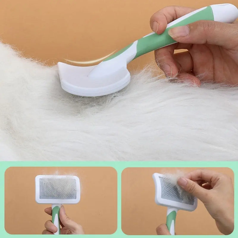 Load image into Gallery viewer, Pet Hair Shedding Comb Dog Cat Brush Grooming Long Hair Indoor Hair Remover Cleaning Beauty Slicker Pet Supplies
