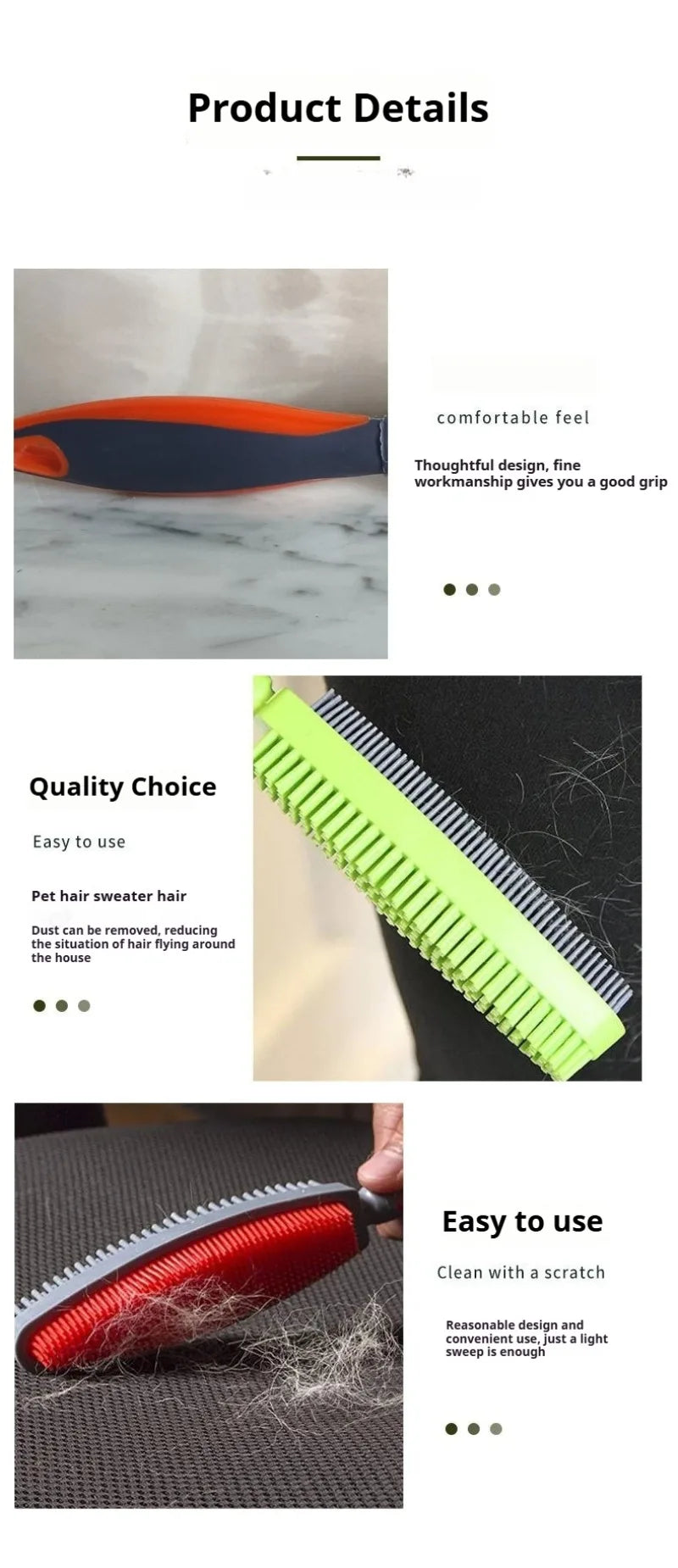 Load image into Gallery viewer, Pet Hair Remover Brush: Gentle Grooming Tool with Massage Effect for Dogs &amp; Cats, Easy Clean Lint Brush for Clothes &amp; Upholstery
