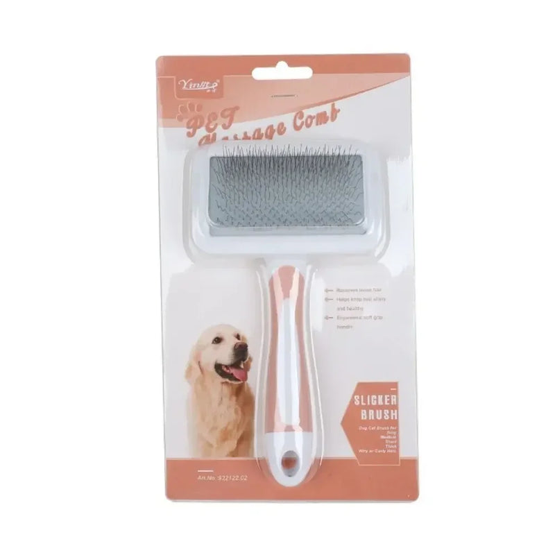 Load image into Gallery viewer, Pet Hair Shedding Comb Dog Cat Brush Grooming Long Hair Indoor Hair Remover Cleaning Beauty Slicker Pet Supplies
