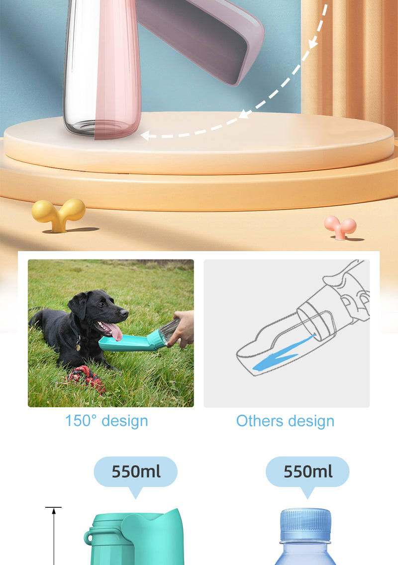 Load image into Gallery viewer, Portable Dog Water Bottle Dispenser For Small Large Dogs Foldable Puppy Outdoor Hiking Drinking Bowl French Bulldog Pet Supplies

