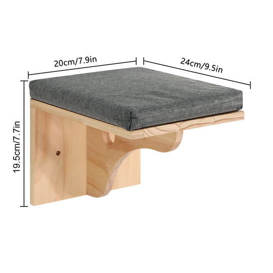 Premium Wall-Mounted Cat Climbing Shelves Set