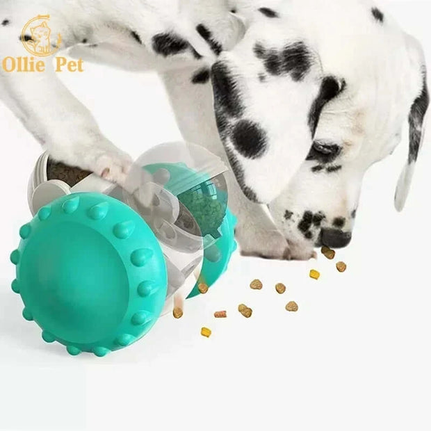 Dog Treat Toy Interactive Tumbler Robot Slow Food Feeder Puppy Cat Snack Treat Dispenser Dog Supplies