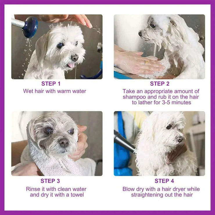 Pet Hair Softening Shampoo Pet Shower Gel Removing Mites