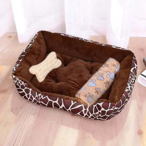 Warm Bone Pet Dogs Bed Washable House Cat Puppy Cotton Kennel Mat Soft Nest Dog Baskets Pet Products