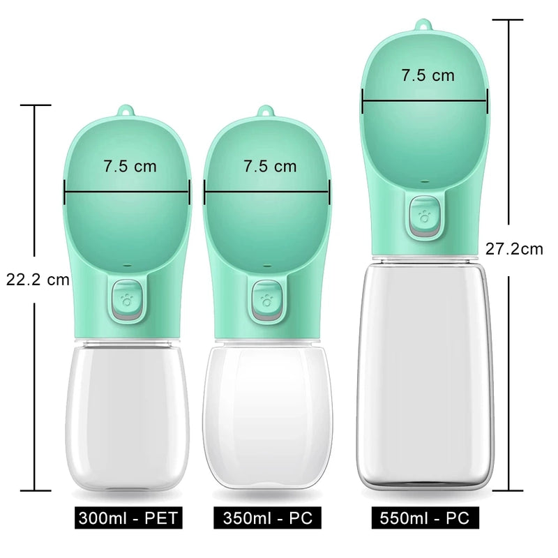 Load image into Gallery viewer, Portable Dog Water Bottle For Small Large Dogs Cat Outdoor Leakproof Walking Drinking Bowls Chihuahua French Bulldog Supplies
