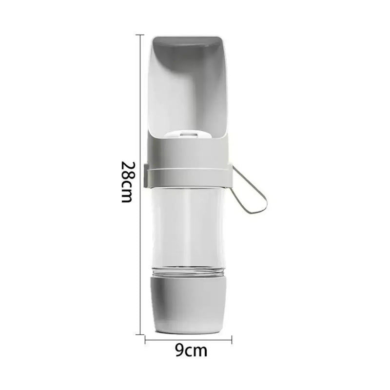 Load image into Gallery viewer, Portable Dog Cat Water Bottle with Storage Food and Water Container for Puppy Pets Dogs Feeder Bowl Outdoor Travel Pet Supplies
