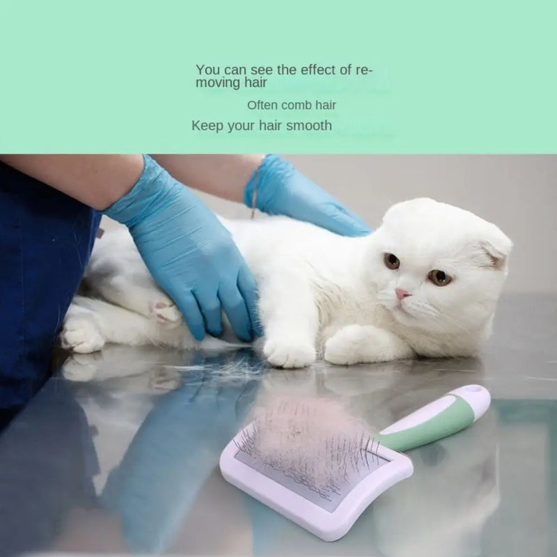 Load image into Gallery viewer, Pet Hair Shedding Comb Dog Cat Brush Grooming Long Hair Indoor Hair Remover Cleaning Beauty Slicker Pet Supplies
