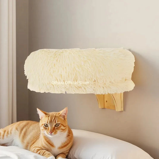 Wall Mounted Wooden Cat Space Bed
